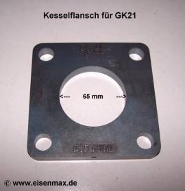 042 Kesselflansch GK21 Anschluss  65 mm - Bild vergrern 