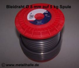 508 Bleidraht � 8,0 mm auf 5 kg Spule - Bild vergr��ern 