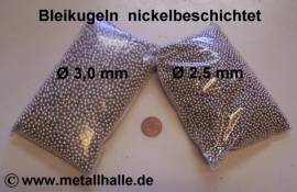 002 Bleikugeln � 3,00 mm beschichtet - Bild vergr��ern 