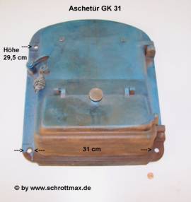 020 Aschetür für GK 31 - Bild vergrößern