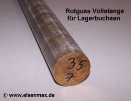 035 Rotguss Rg7 Vollstange Rund  35-100 mm - Bild vergrern 