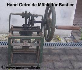 004 Hand Getreide M�hle antik - Bild vergr��ern 