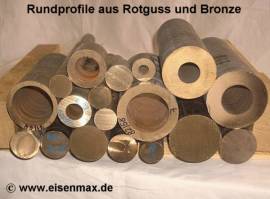 016 Bronze CuSn12 Vollstange rund  16 - 100 mm - Bild vergrern 