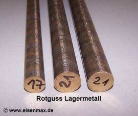 021 Rotguss Rg7 Vollstange Rund  21-100 mm - Bild vergrern 