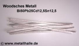152 Woodsches Metall Bi50Pb25Cd12,5Sn12,5 als Dreikantstange - Bild vergr��ern 