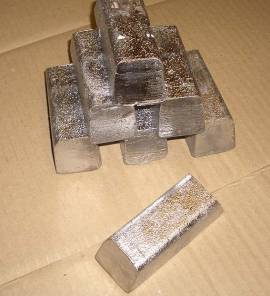 001 Bleibarren 1,0 kg Bleigewicht - Bild vergr��ern 