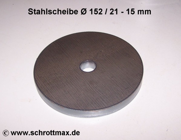 034 Stahlscheibe Ø 152/21-15 mm S235