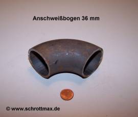 025 Anschwei�bogen Stahl nahtlos 1 1/4 Zoll - Bild vergr��ern 