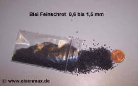 006 Blei Feinschrot � 0,6 - 1,5 mm - Bild vergr��ern 