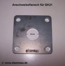 043 Kesselflansch GK21 Anschluss � 40 mm - Bild vergr��ern 