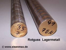 041 Rotguss Rg7 Vollstange Rund � 41-100 mm  - Bild vergr��ern 