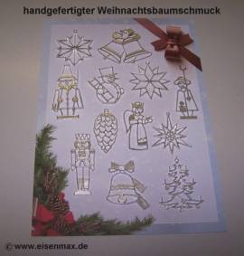 202 Sonderangebot Weihnachtsbaumschmuck 12 teilig - Bild vergr��ern 