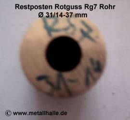 104 Restposten Rotguss Rg7 Rohr � 31/14 mm - Bild vergr��ern 